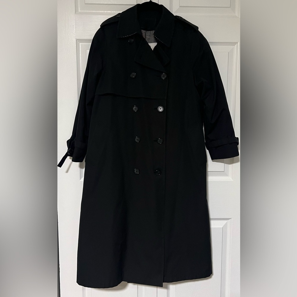 Women's Petite Vintage London Fog Trench Coat